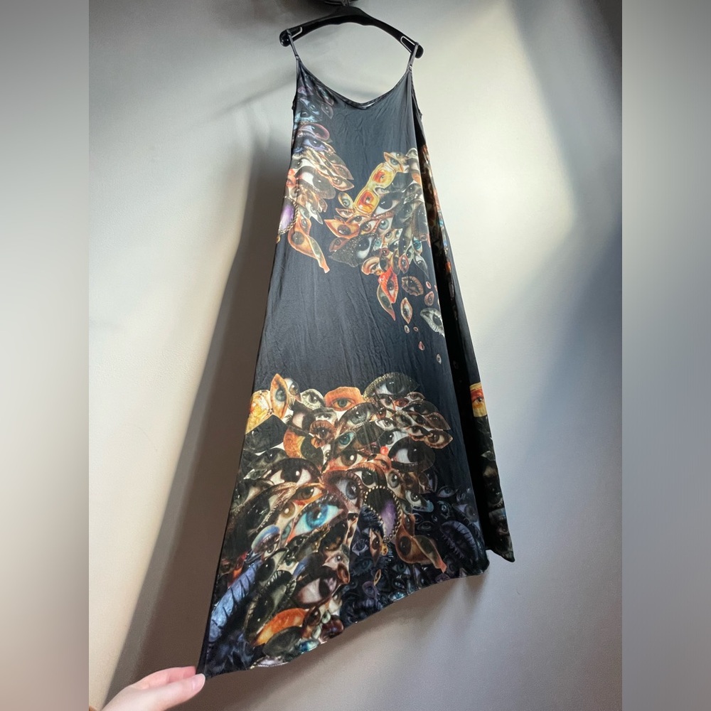 Silk Avant-Garde Designer Slip Dress Size Small / Medium - Picture 15 of 16
